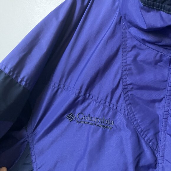 Columbia Bugaboo Jacket Womens L Purple Windbreaker Outdoor Gorpcore - Picture 2 of 10